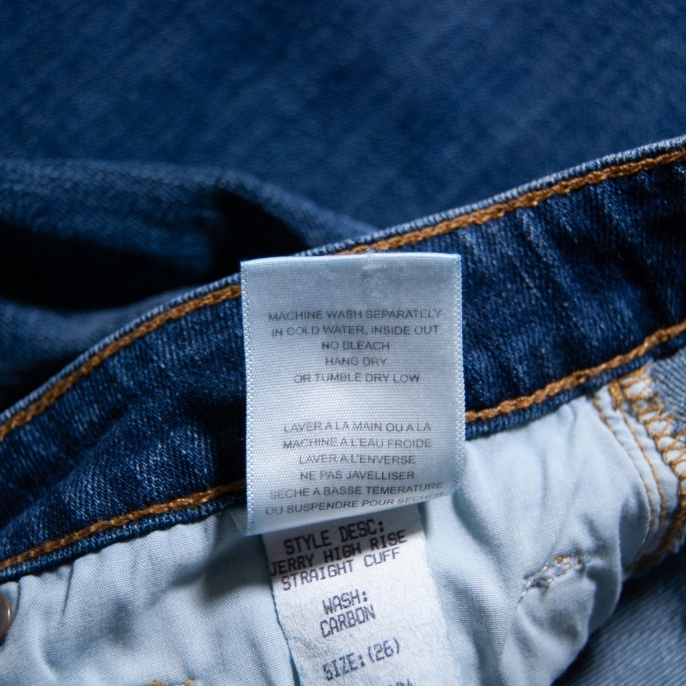 Velvet Graham Spencer Women's Jeans Size 26 Jerry High Rise Straight Cuff - Picture 6 of 13